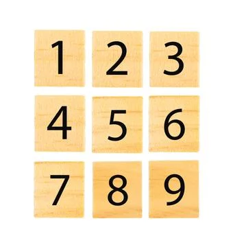 Background of numbers. Stock Photos
