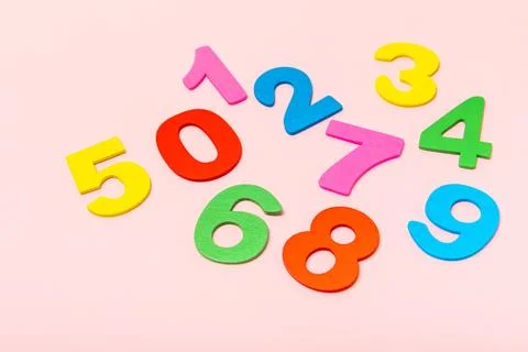 Background of numbers. Stock Photos