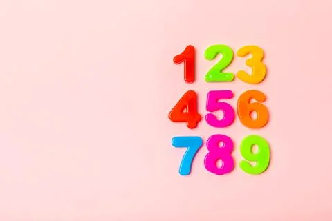 Background of numbers. Stock Photos