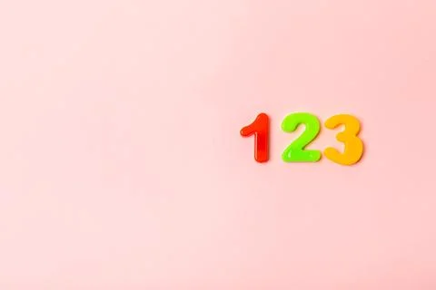 Background of numbers. Stock Photos