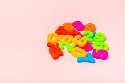 Background of numbers. Stock Photos