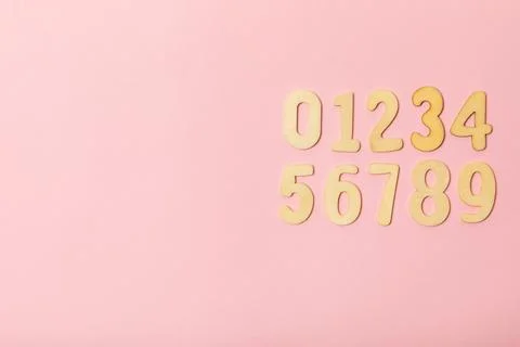 Background of numbers. Stock Photos