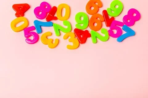 Background of numbers. Stock Photos