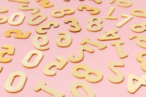 Background of numbers. Stock Photos