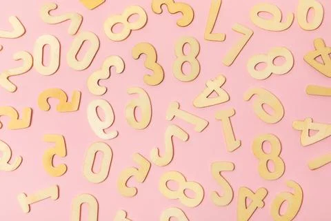 Background of numbers. Stock Photos