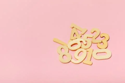Background of numbers. Stock Photos