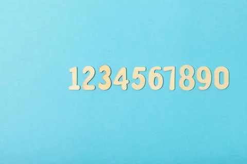 Background of numbers. Stock Photos