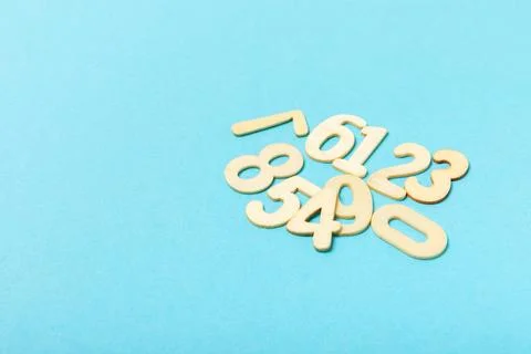 Background of numbers. Stock Photos