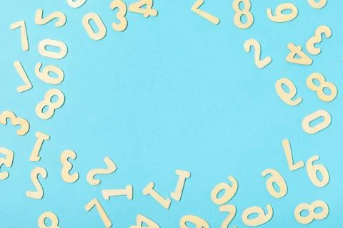 Background of numbers. Stock Photos