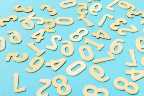 Background of numbers. Stock Photos