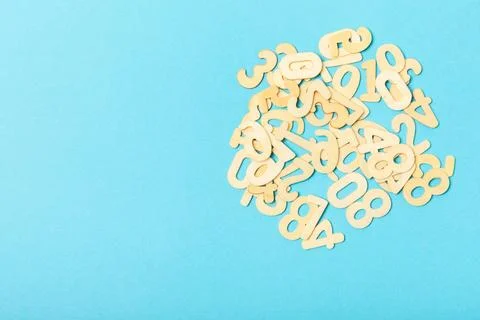 Background of numbers. Stock Photos