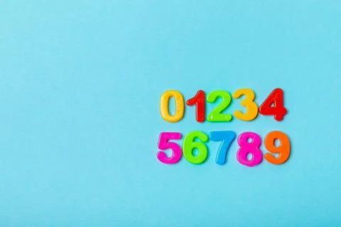 Background of numbers. Stock Photos
