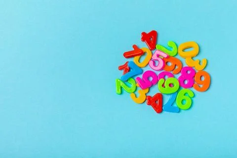 Background of numbers. Stock Photos