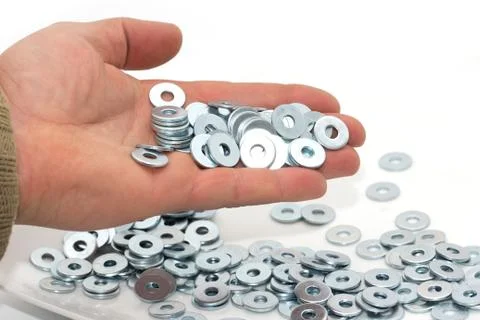 Background from the nuts. macro Stock Photos