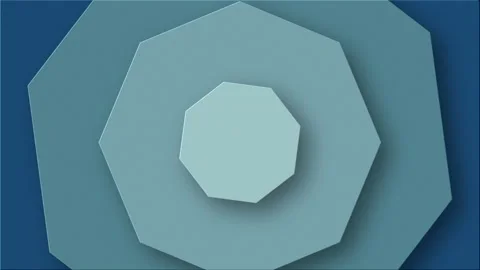 Background With Octagons Animated On The Surface Stock Footage 130383134