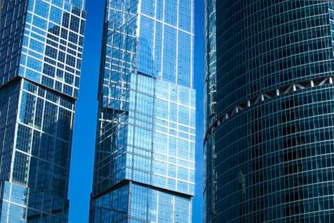 Background with office center Stock Photos