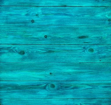 Background from old boards close up. Blue color. Stock Photos