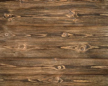 Background from old boards close up. Brown color. Stock Photos