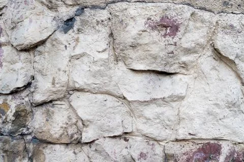 Background of old brick stone wall texture. Stock Photos