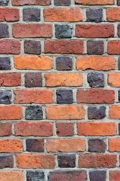 Background of old brick wall pattern texture. Foto stock