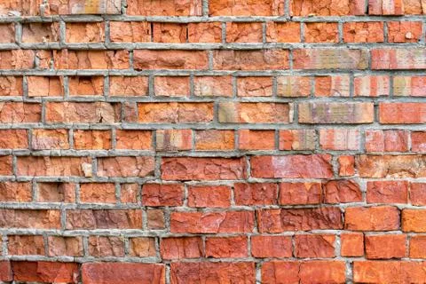 Background of old brick wall pattern texture Stock Photos