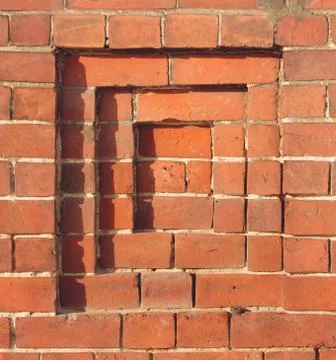 Background of an old brick wall Stock Photos
