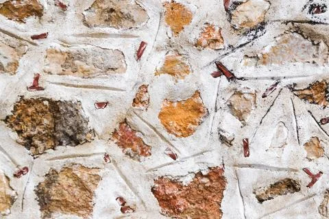 Background of old brick wall Stock Photos