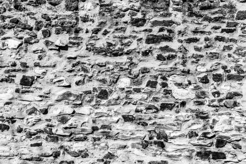 Background of old brick wall. Stock Photos