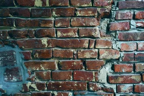 Background of an old brick wall Stock Photos