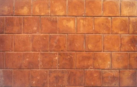 Background of old brick wall texture Stock Photos