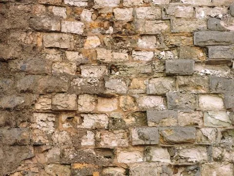 Background old brick wall texture. Vintage Stock-Fotos