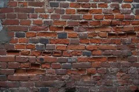 Background the old brick wall texture stone vintage Фото