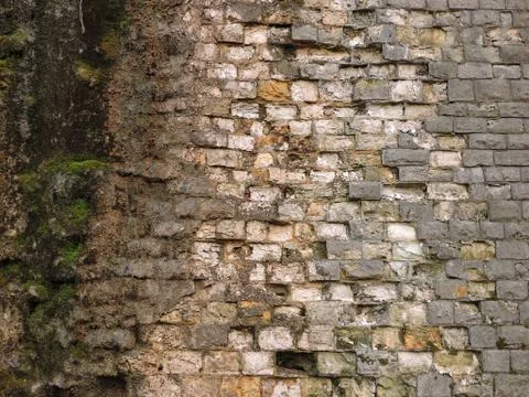 Background old brick wall texture. Vintage Stock-Fotos