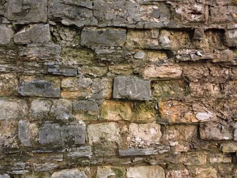 Background old brick wall texture. Vintage Stock Photos