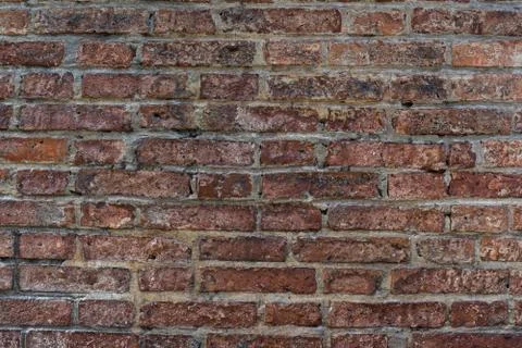 Background of old brick wall texture. Stock Photos