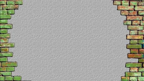 Background old brick wall there is a place for your text. Foto stock