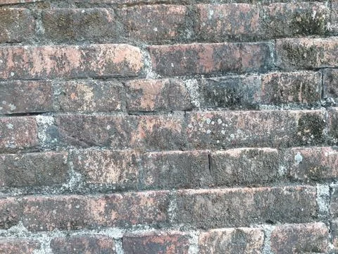 Background of old bricks floor, Old Brick Wall Images Foto stock