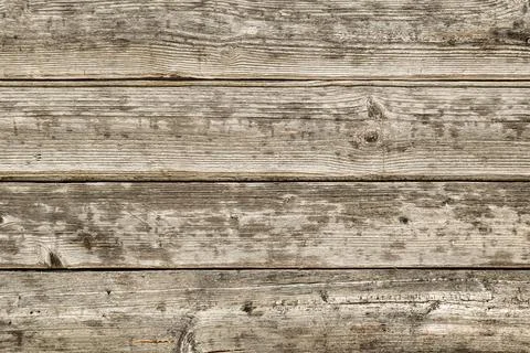 Background old brown horizontal boards stacked parallel base Stockfoto's