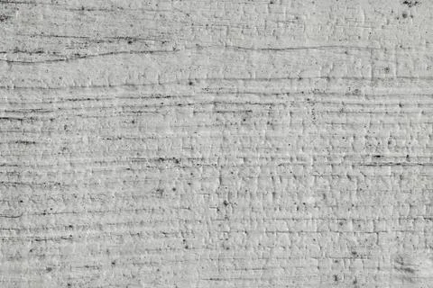 Background of Old Colored and Shattered White Paint on Old Wood Foto stock