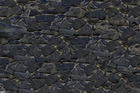 Background old dark gray stone slate canvas smooth composed of tiles of diffe Stock Photos