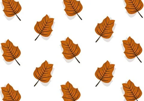 Background of old fallen leaves 5 Illustrazione stock