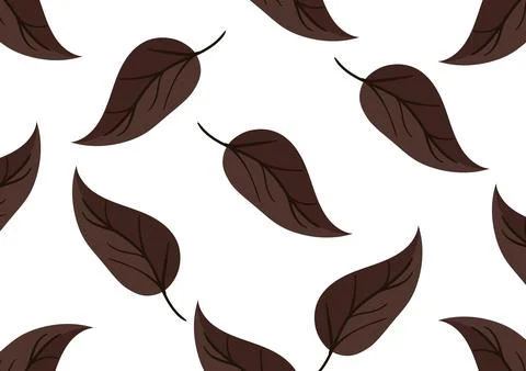 Background of old fallen leaves Stock Illustration
