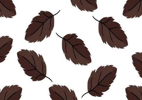 Background of old fallen leaves Stock Illustration