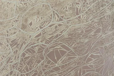 Background of old or incorrectly mixed cracked paint, brown or beige, texture Stock Photos