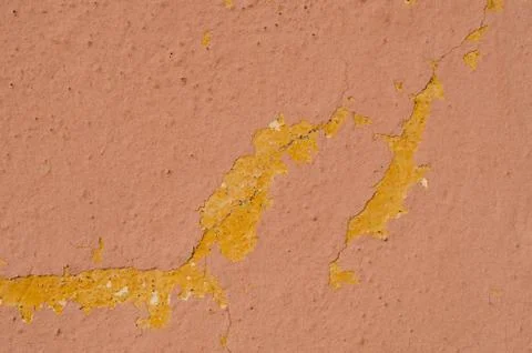 Background of old pink painted wall,abstract Stock Photos