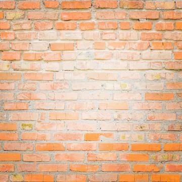 Background of old red brick wall Stock Photos