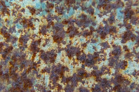 Background of old rusty iron sheet. Stock Photos