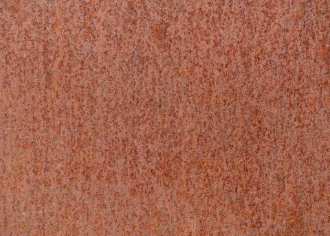 Background of old rusty metal surface with orange brown texture Stock Photos