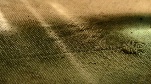 Background of old  sack with light and shadow,locked down Stock Footage 39860067