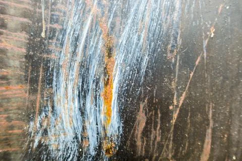 Background of old steel wall to rust. , Copy space for text Stock Photos